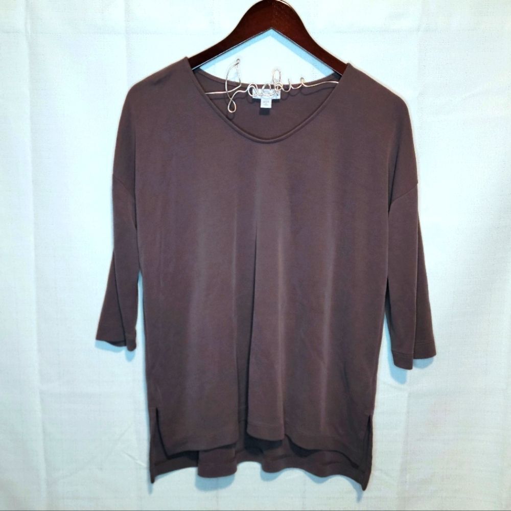 J. Jill Pure Jill Gray Top Size Petite Small